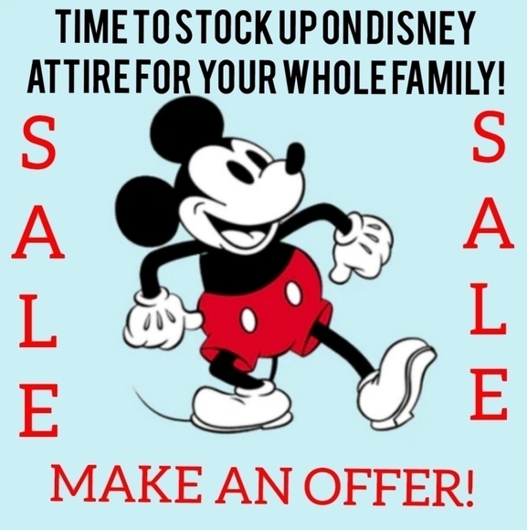 Sale! Disney apparel! Going to Disney this year? Check out all my Disney shirts! - Picture 1 of 1